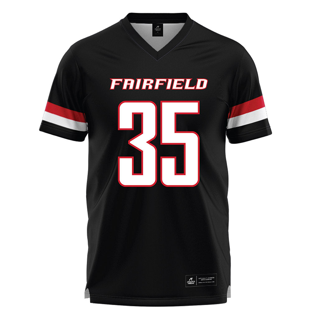 Fairfield - NCAA Men's Lacrosse : Logan Bryant - Black Lacrosse Jersey-0