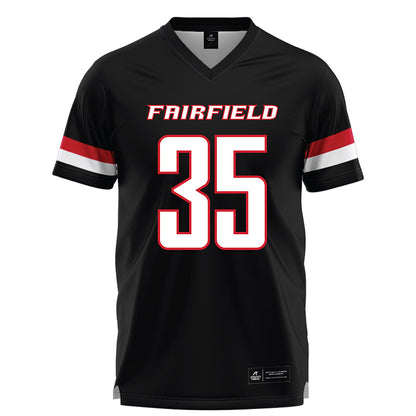 Fairfield - NCAA Men's Lacrosse : Logan Bryant - Black Lacrosse Jersey-0
