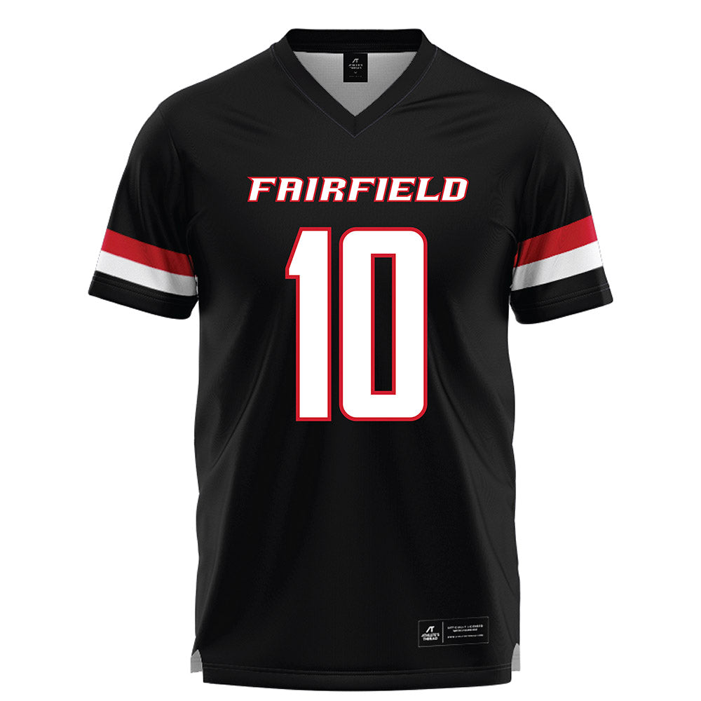 Fairfield - NCAA Men's Lacrosse : Owen Michaud - Black Lacrosse Jersey