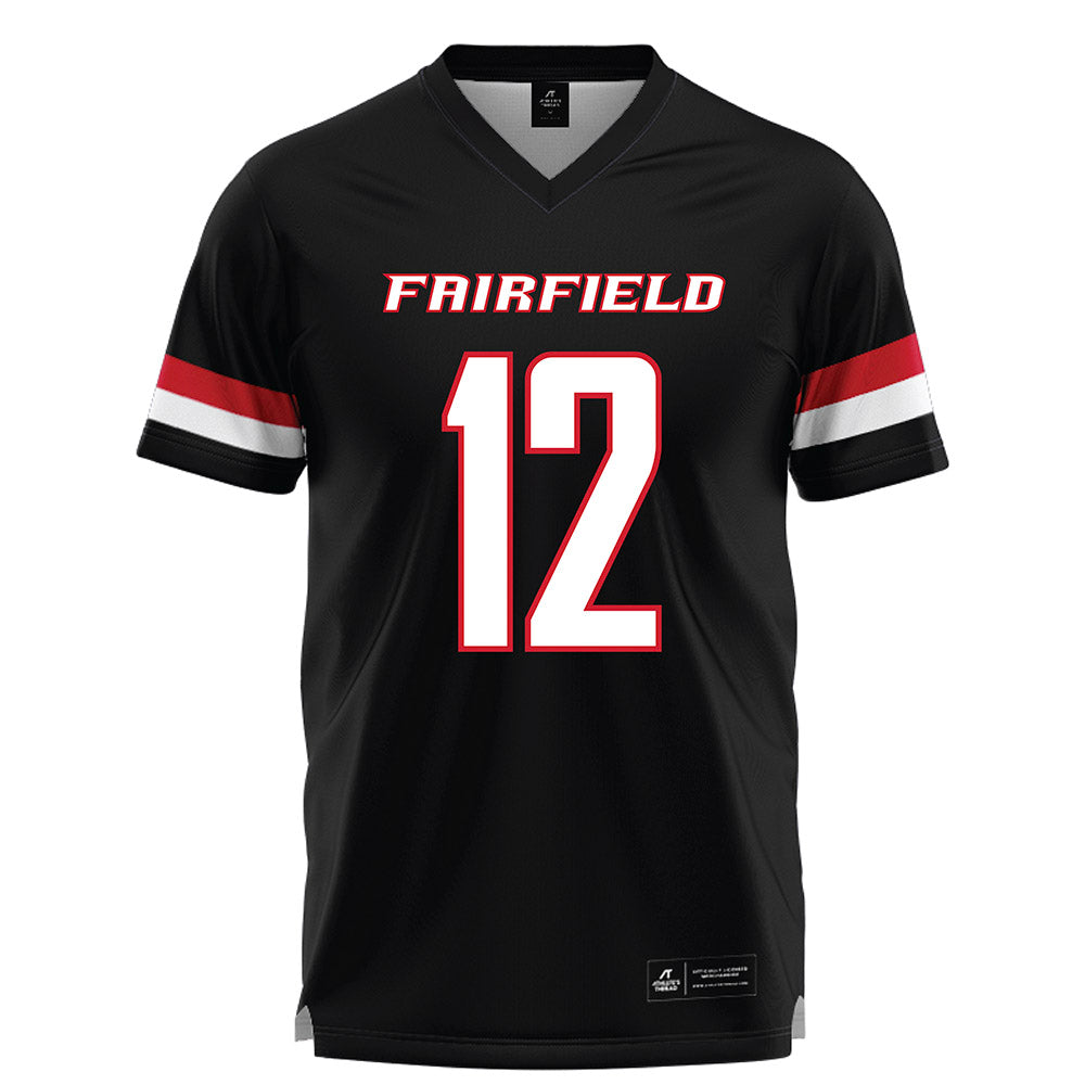 Fairfield - NCAA Men's Lacrosse : Andrew Kasten - Black Lacrosse Jersey