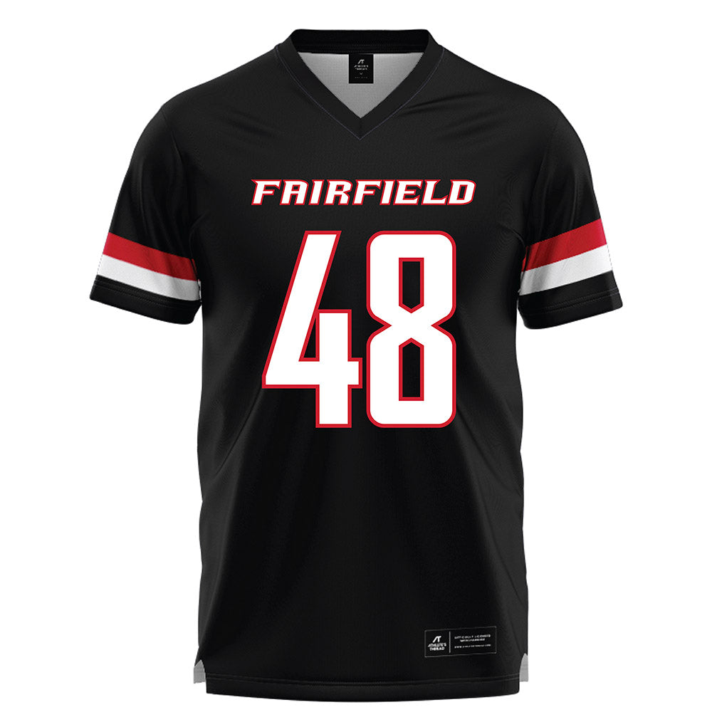Fairfield - NCAA Men's Lacrosse : Hudson Jenner - Black Lacrosse Jersey-0