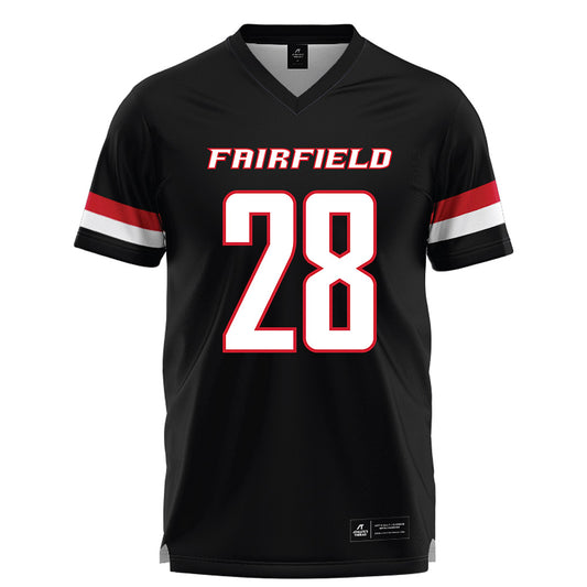 Fairfield - NCAA Men's Lacrosse : Andrew Scully - Black Lacrosse Jersey-0