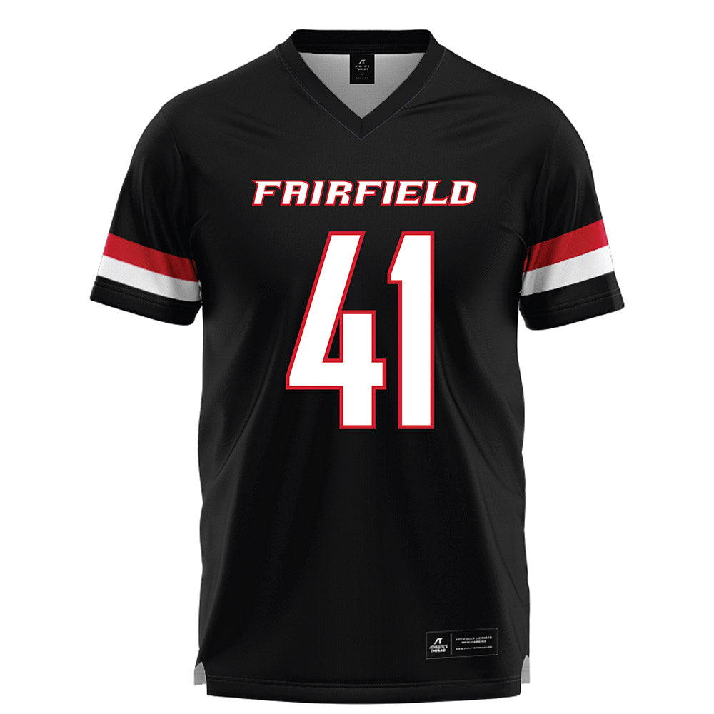 Fairfield - NCAA Men's Lacrosse : Alex Meier - Black Lacrosse Jersey-0