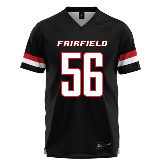 Fairfield - NCAA Men's Lacrosse : Maximilian Murray - Black Lacrosse Jersey-0