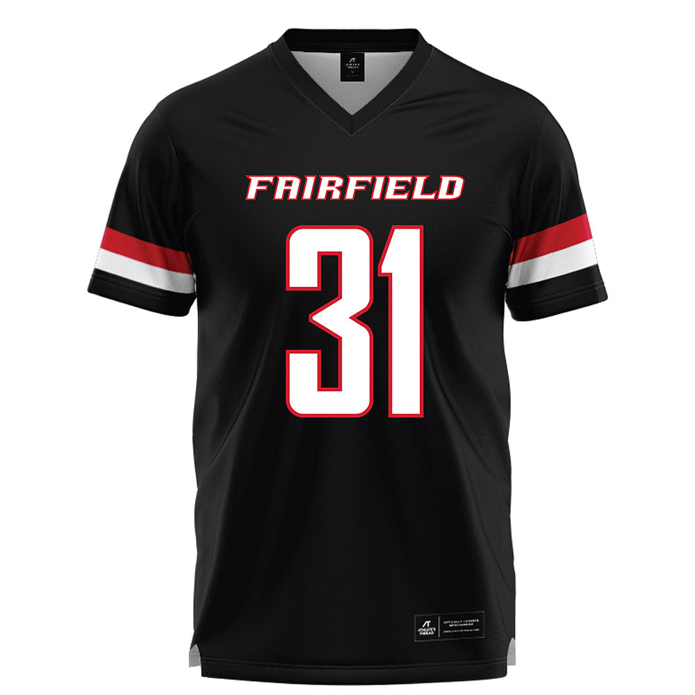 Fairfield - NCAA Men's Lacrosse : Mark Durling - Black Lacrosse Jersey