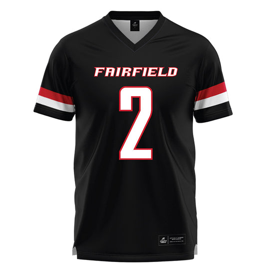 Fairfield - NCAA Men's Lacrosse : Finn Dougherty - Black Lacrosse Jersey