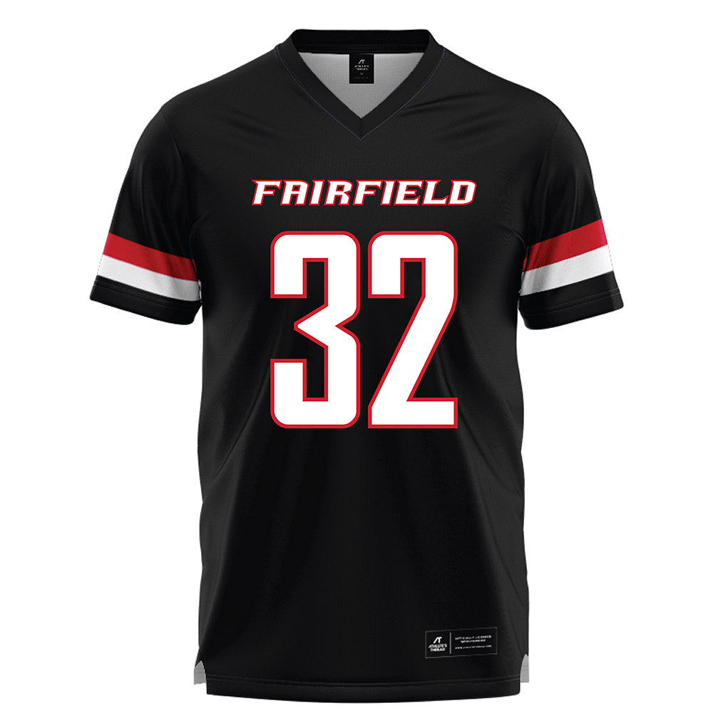 Fairfield - NCAA Men's Lacrosse : Bryce Hrubiec - Black Lacrosse Jersey-0