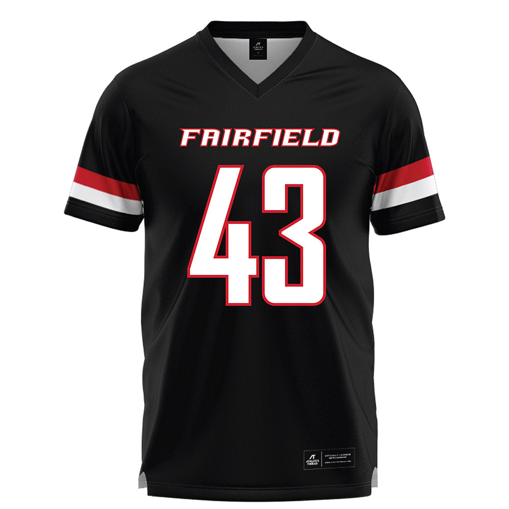 Fairfield - NCAA Men's Lacrosse : Tyler Frampton - Black Lacrosse Jersey-0