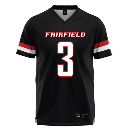 Fairfield - NCAA Men's Lacrosse : Thomas Connolly - Black Lacrosse Jersey-0