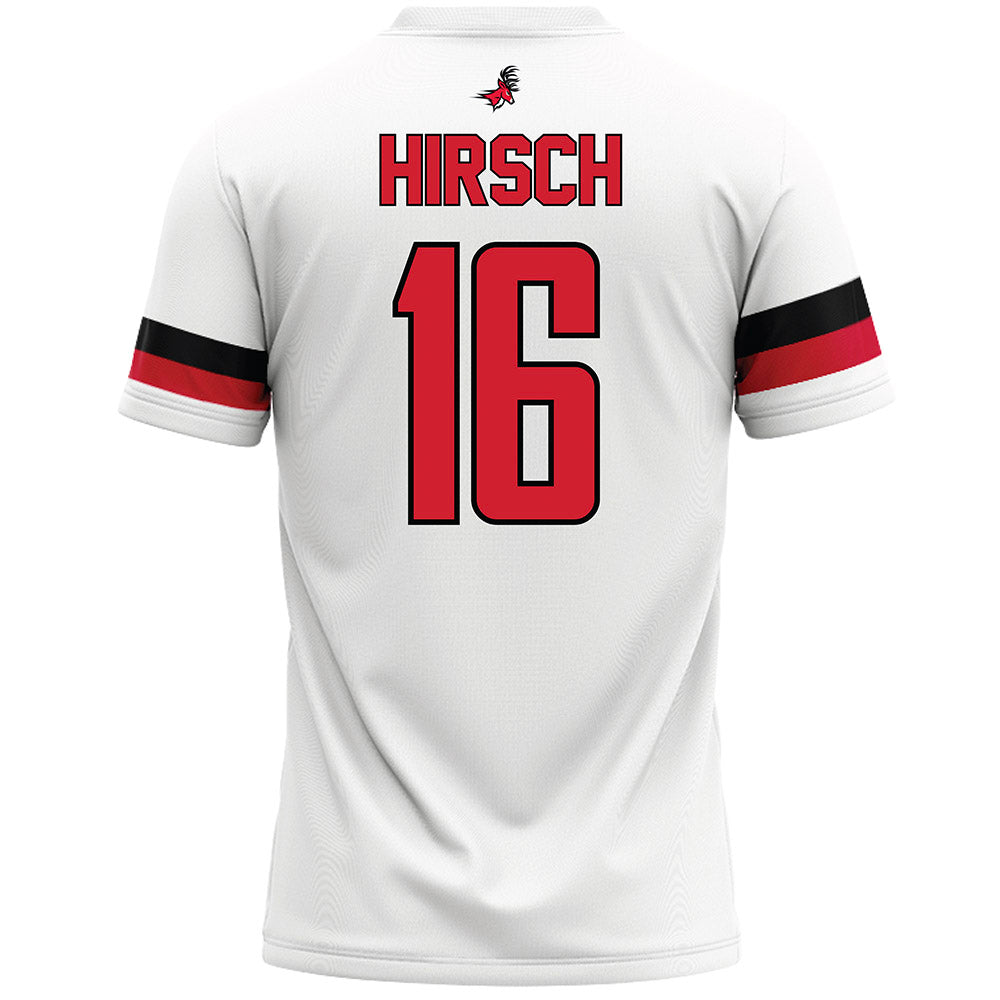 Fairfield - NCAA Men's Lacrosse : Owen Hirsch - White Lacrosse Jersey-1