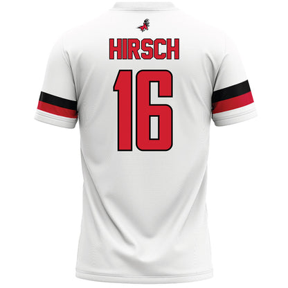 Fairfield - NCAA Men's Lacrosse : Owen Hirsch - White Lacrosse Jersey-1