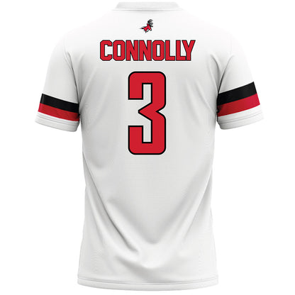 Fairfield - NCAA Men's Lacrosse : Thomas Connolly - White Lacrosse Jersey-1