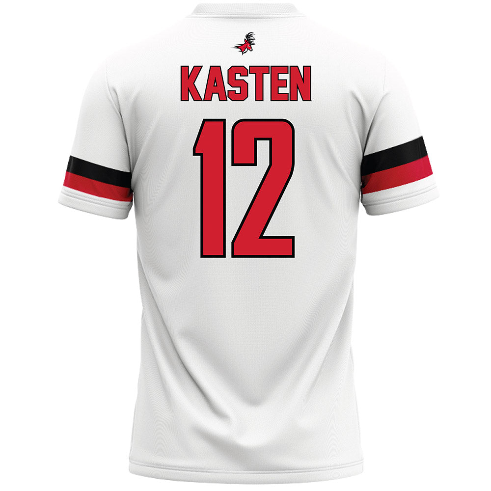 Fairfield - NCAA Men's Lacrosse : Andrew Kasten - White Lacrosse Jersey