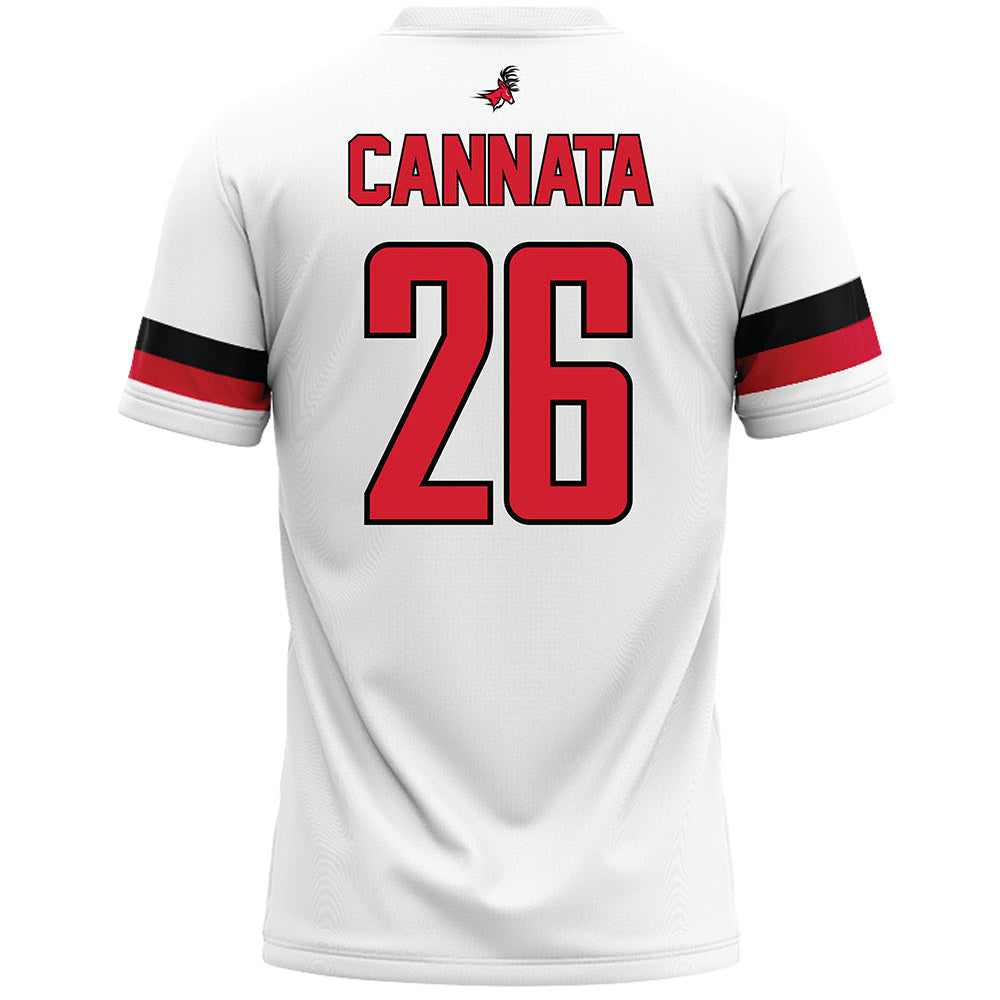 Fairfield - NCAA Men's Lacrosse : Bodie Cannata - White Lacrosse Jersey