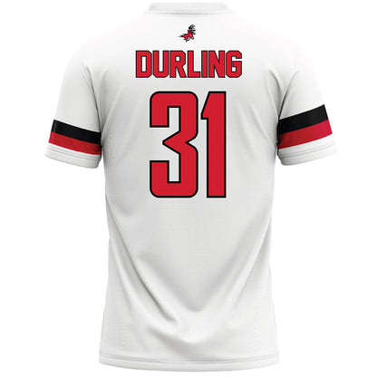 Fairfield - NCAA Men's Lacrosse : Mark Durling - White Lacrosse Jersey