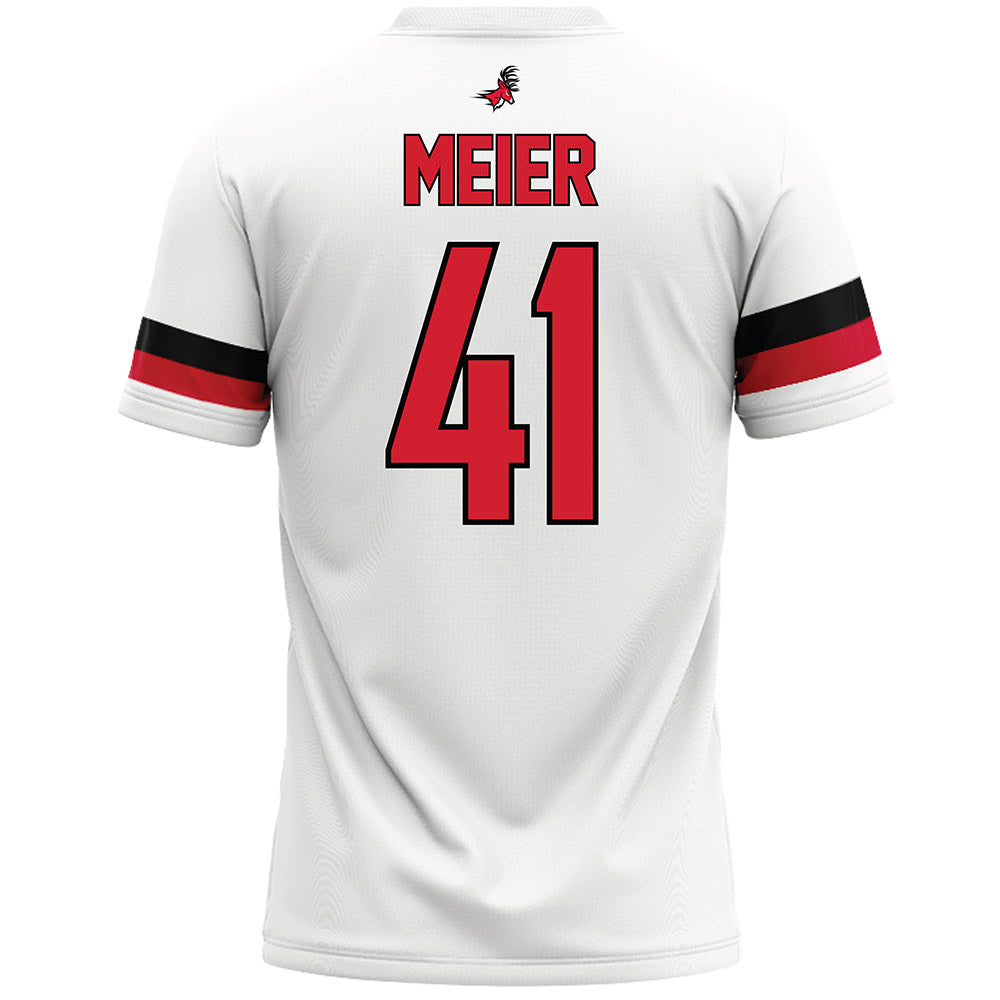 Fairfield - NCAA Men's Lacrosse : Alex Meier - White Lacrosse Jersey-1