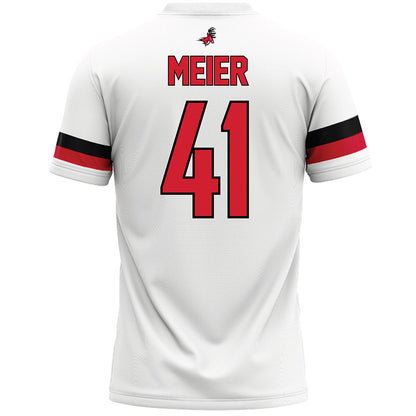 Fairfield - NCAA Men's Lacrosse : Alex Meier - White Lacrosse Jersey-1