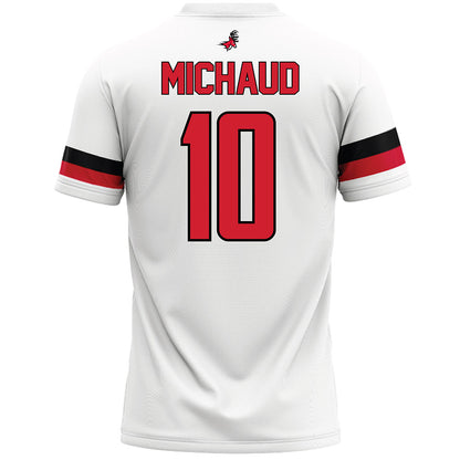 Fairfield - NCAA Men's Lacrosse : Owen Michaud - White Lacrosse Jersey