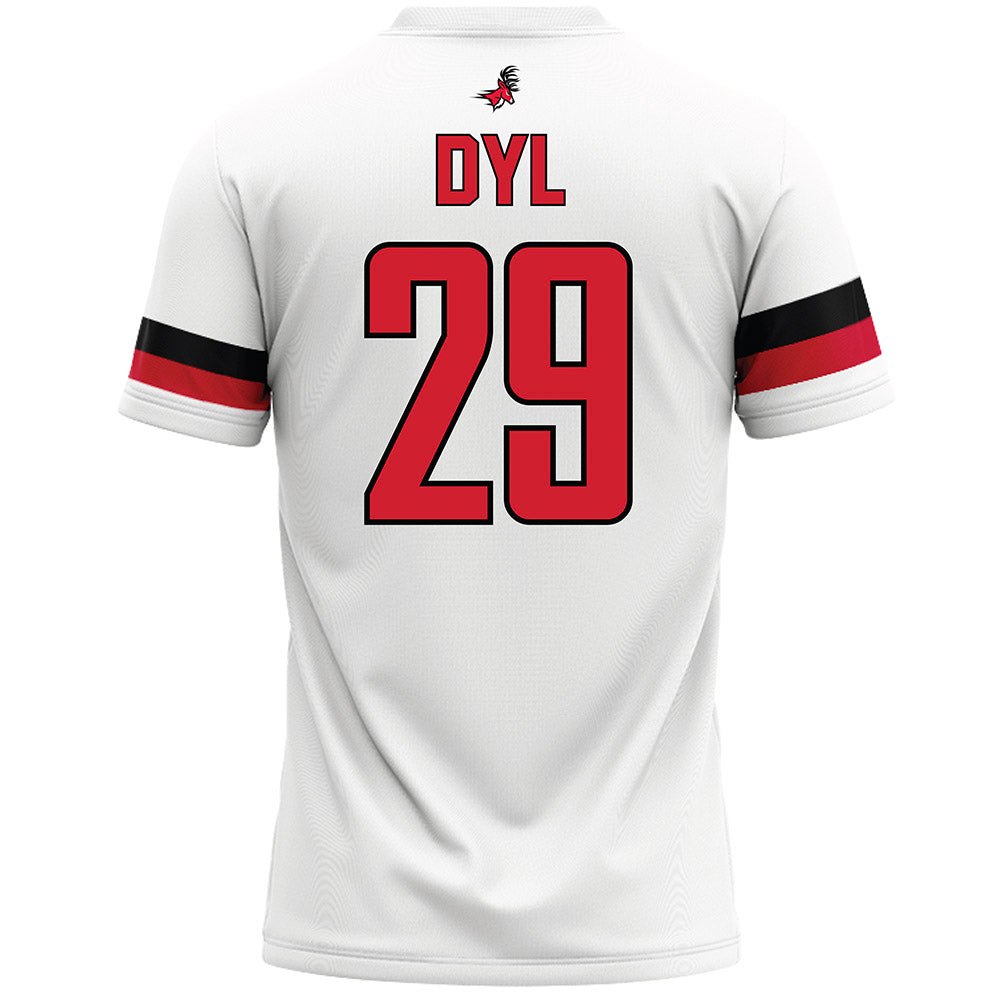 Fairfield - NCAA Men's Lacrosse : Carson Dyl - Lacrosse Jersey White