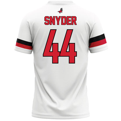 Fairfield - NCAA Men's Lacrosse : Will Snyder - White Lacrosse Jersey