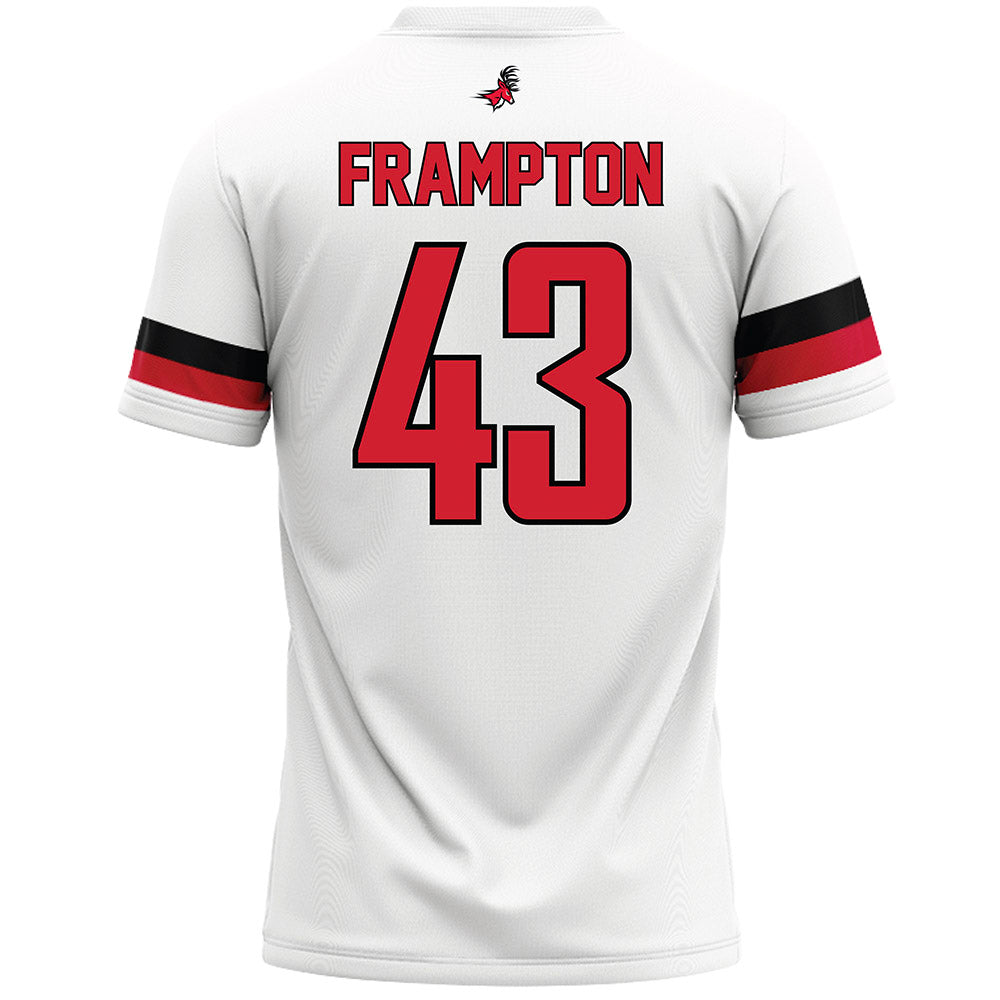 Fairfield - NCAA Men's Lacrosse : Tyler Frampton - White Lacrosse Jersey-1