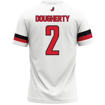 Fairfield - NCAA Men's Lacrosse : Finn Dougherty - White Lacrosse Jersey