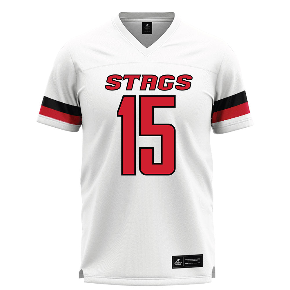 Fairfield - NCAA Men's Lacrosse : Cooper Consoli - White Lacrosse Jersey-0