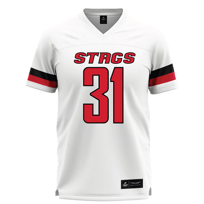 Fairfield - NCAA Men's Lacrosse : Mark Durling - White Lacrosse Jersey