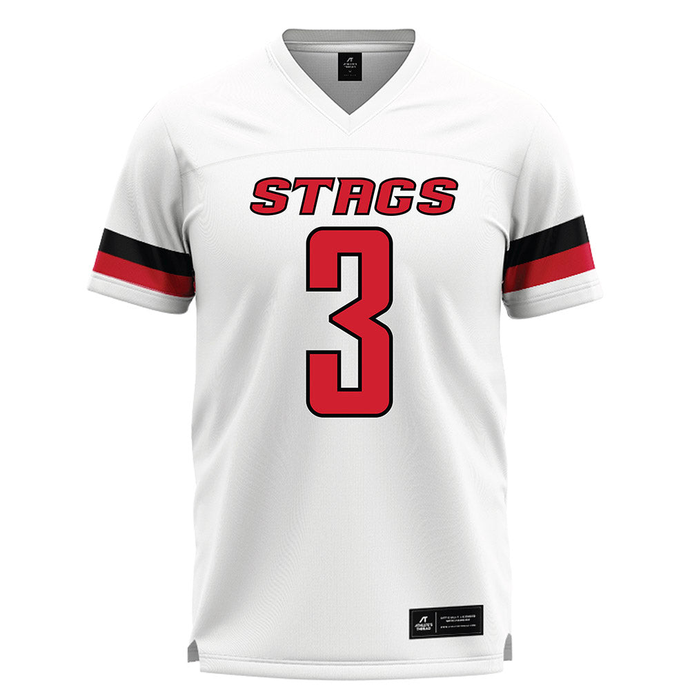 Fairfield - NCAA Men's Lacrosse : Thomas Connolly - White Lacrosse Jersey-0