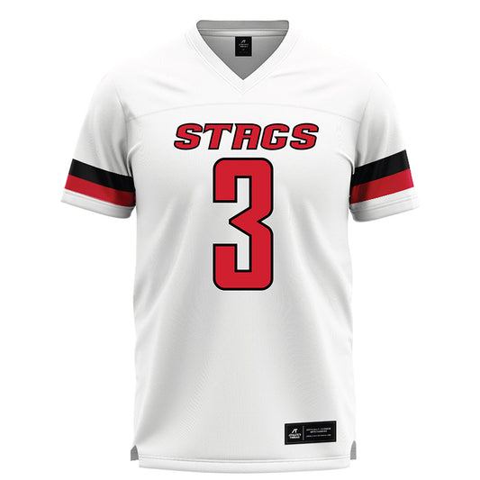 Fairfield - NCAA Men's Lacrosse : Thomas Connolly - White Lacrosse Jersey-0