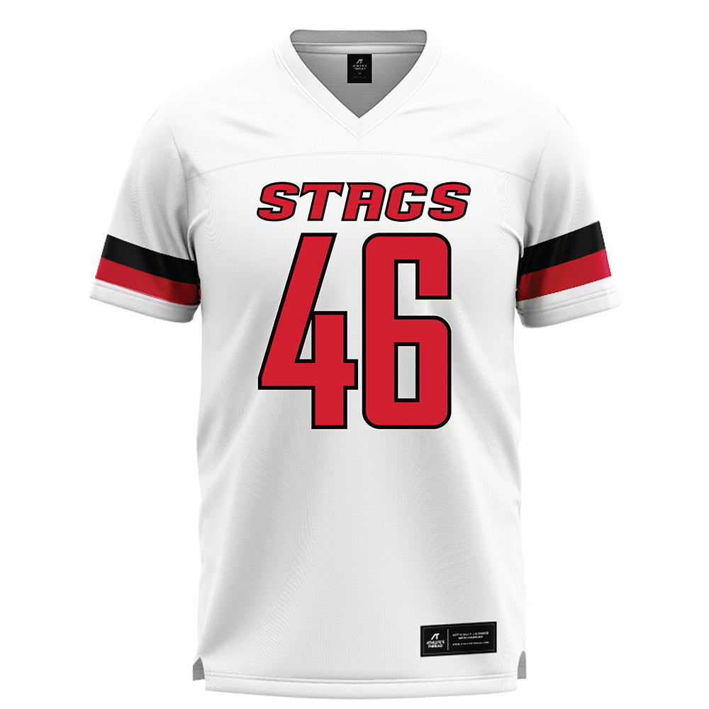 Fairfield - NCAA Men's Lacrosse : Brady Stangle - White Lacrosse Jersey-0