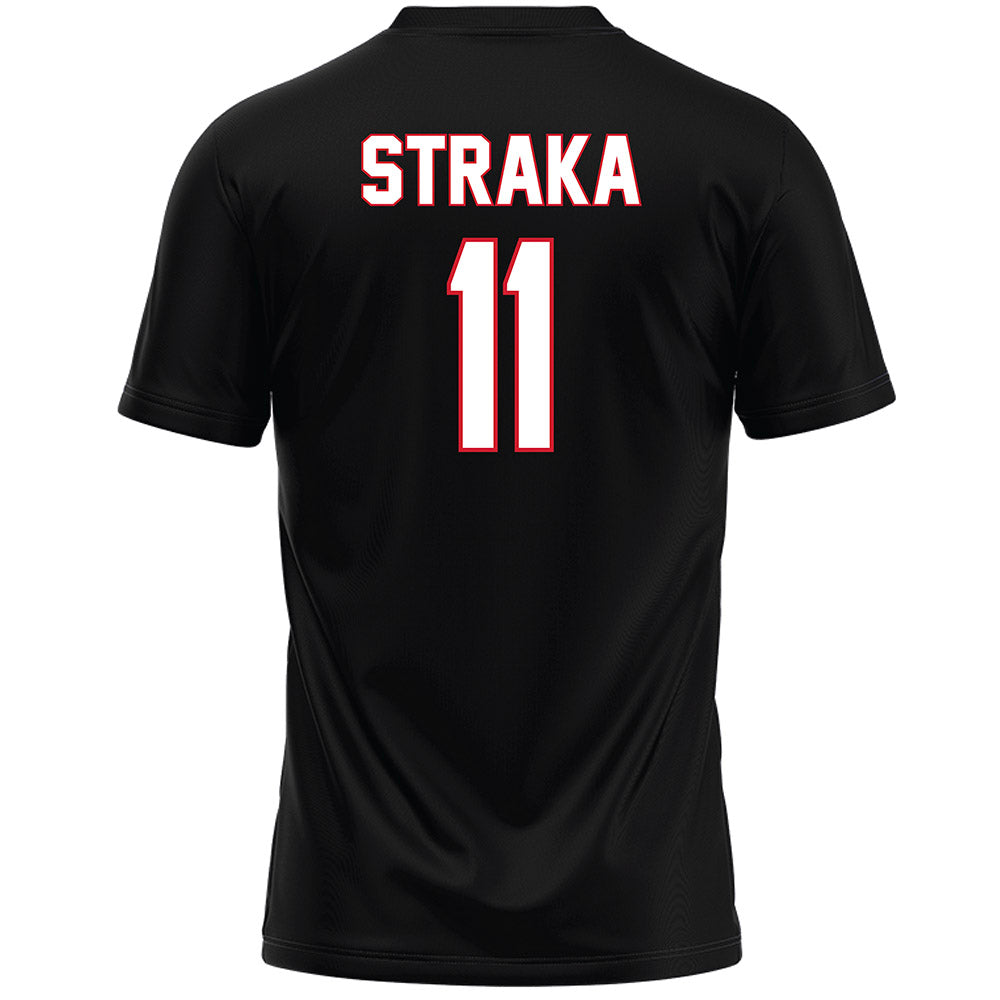 Fairfield - NCAA Women's Lacrosse : Stella Straka - Black Lacrosse Jersey-1