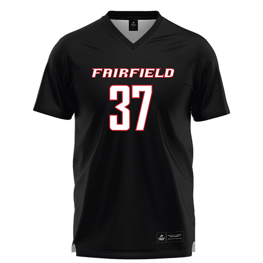 Fairfield - NCAA Women's Lacrosse : Sara MacLeod - Black Lacrosse Jersey-0