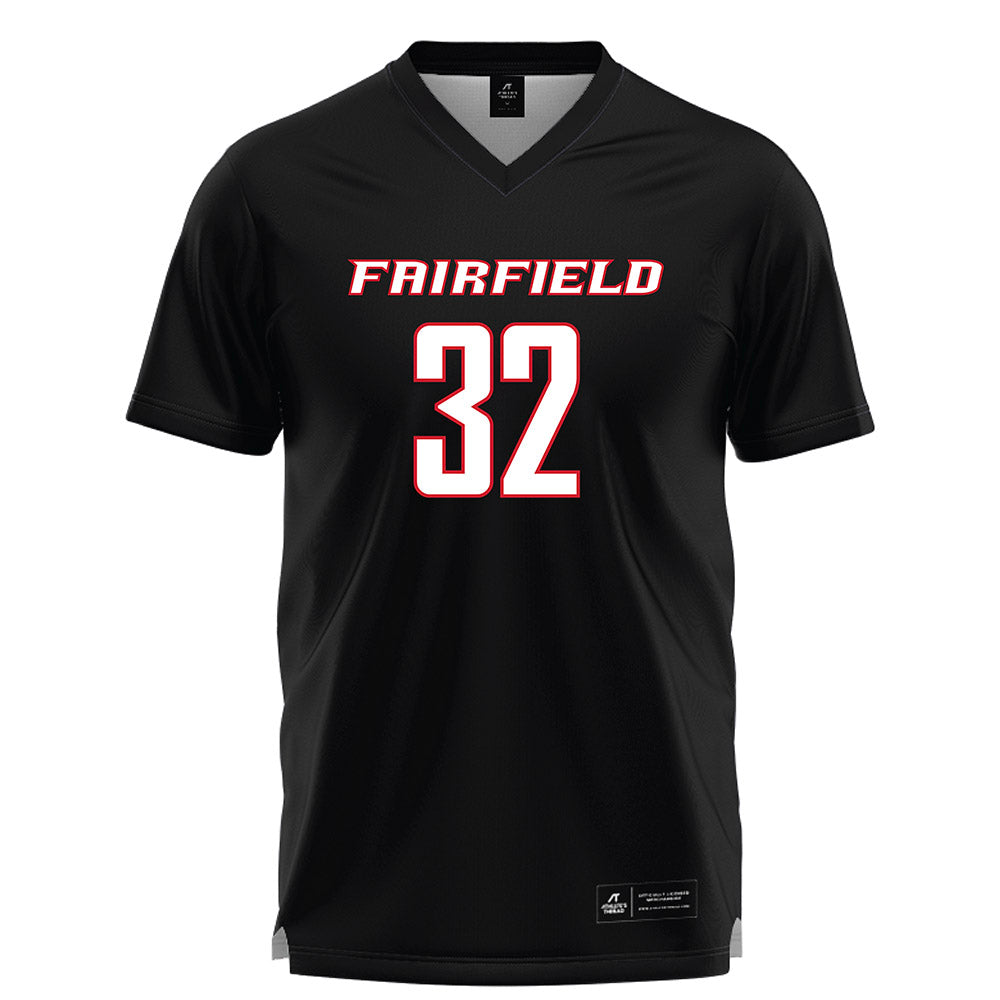 Fairfield - NCAA Women's Lacrosse : Sarah White - Black Lacrosse Jersey-0