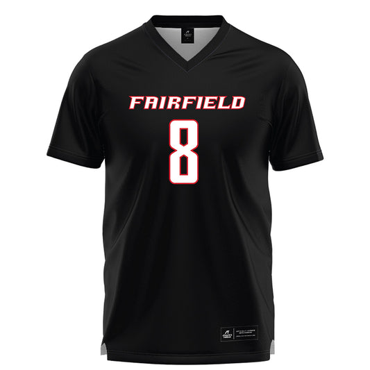 Fairfield - NCAA Women's Lacrosse : Kelly Haggerty - Black Lacrosse Jersey-0