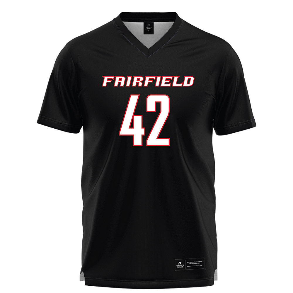Fairfield - NCAA Women's Lacrosse : Samantha LaBier - Black Lacrosse Jersey-0