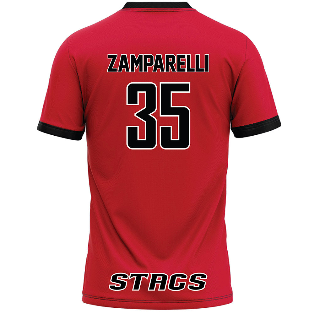 Fairfield - NCAA Women's Lacrosse : Ally Zamparelli - Red Lacrosse Jersey