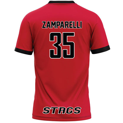 Fairfield - NCAA Women's Lacrosse : Ally Zamparelli - Red Lacrosse Jersey