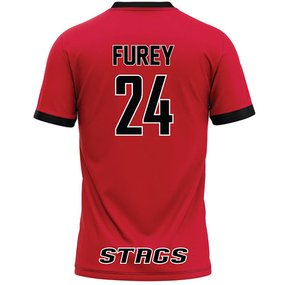 Fairfield - NCAA Women's Lacrosse : Keira Furey - Red Lacrosse Jersey