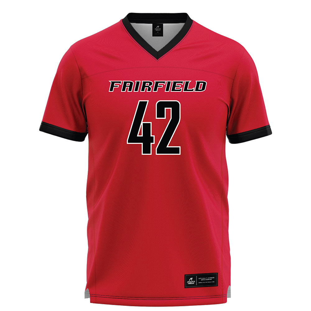 Fairfield - NCAA Women's Lacrosse : Samantha LaBier - Red Lacrosse Jersey-0