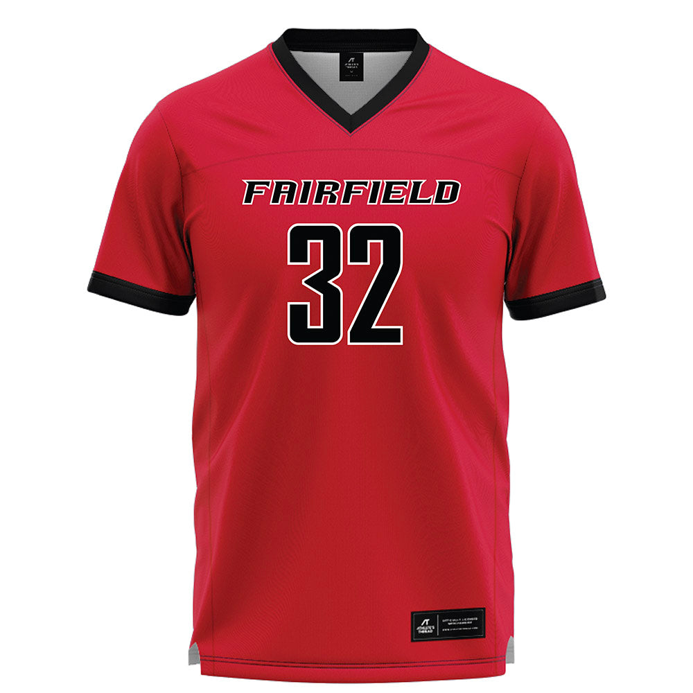Fairfield - NCAA Women's Lacrosse : Sarah White - Red Lacrosse Jersey-0