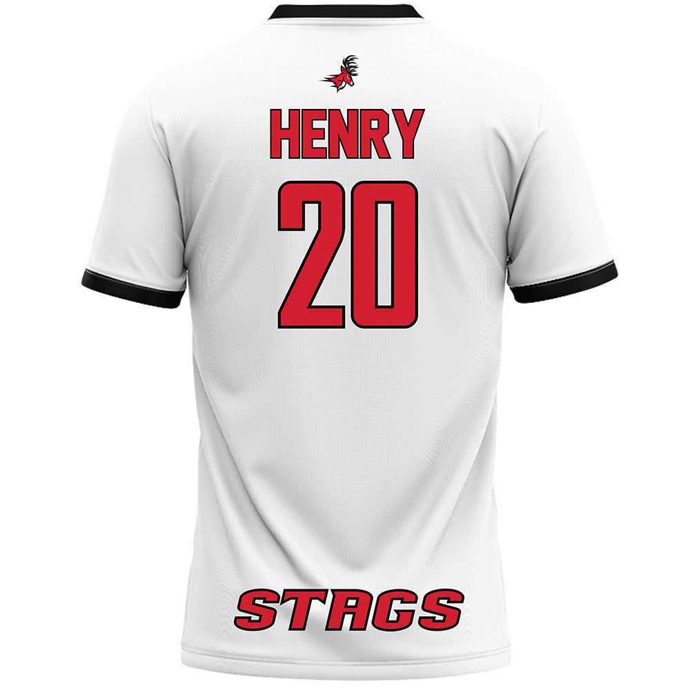 Fairfield - NCAA Women's Lacrosse : Mary Henry - White Lacrosse Jersey