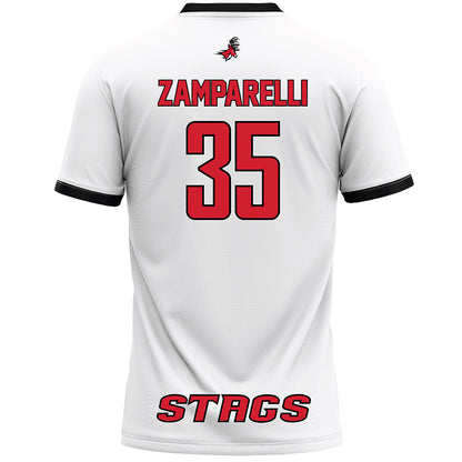 Fairfield - NCAA Women's Lacrosse : Ally Zamparelli - White Lacrosse Jersey