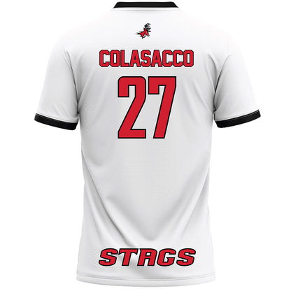 Fairfield - NCAA Women's Lacrosse : Sophia Colasacco - White Lacrosse Jersey-1