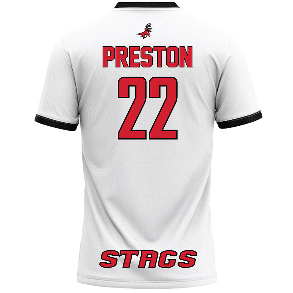 Fairfield - NCAA Women's Lacrosse : Julia Preston - White Lacrosse Jersey