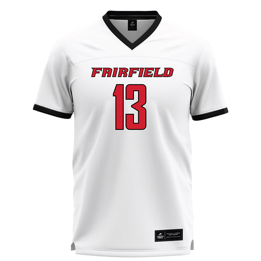 Fairfield - NCAA Women's Lacrosse : Kit Zanelli - White Lacrosse Jersey