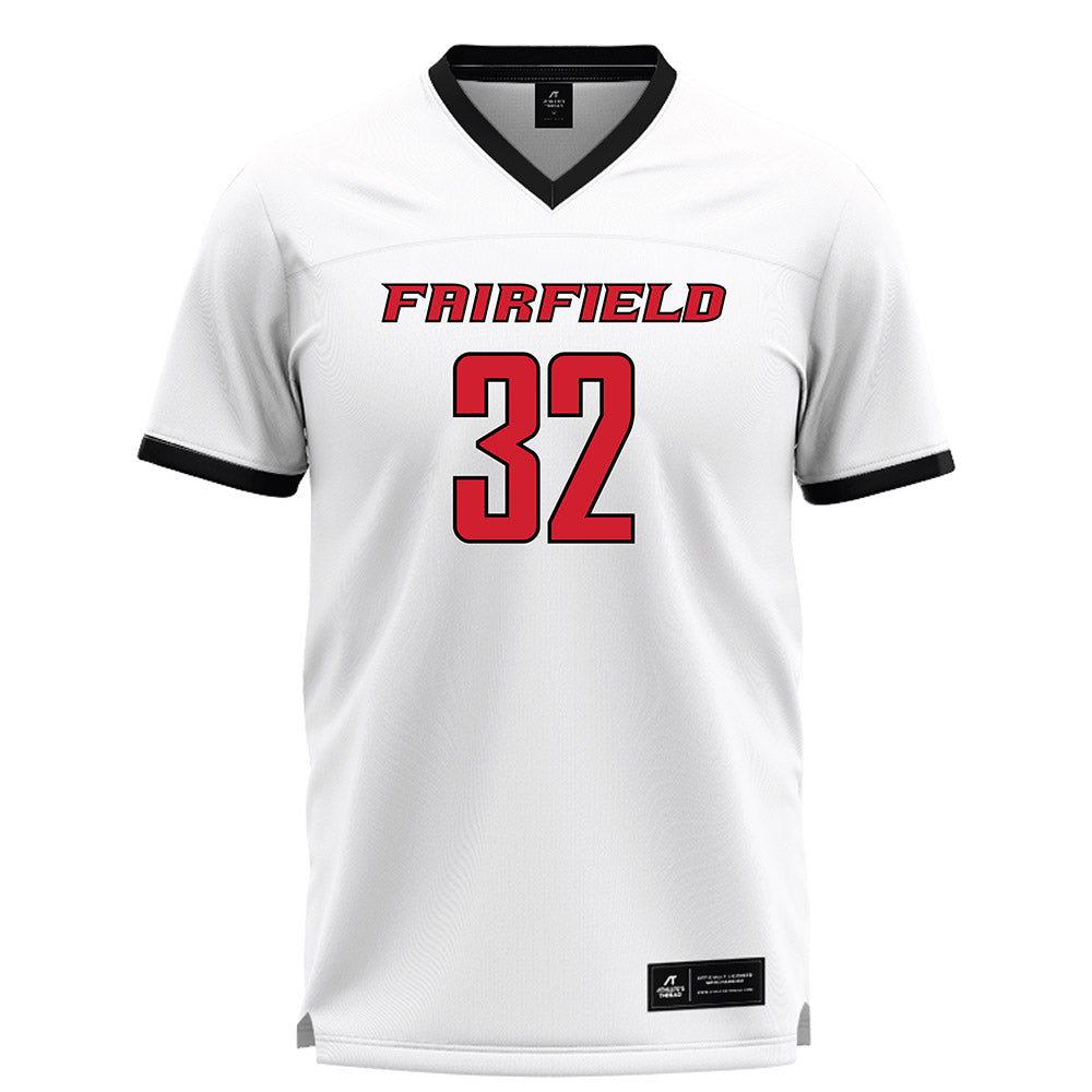 Fairfield - NCAA Women's Lacrosse : Sarah White - White Lacrosse Jersey-0