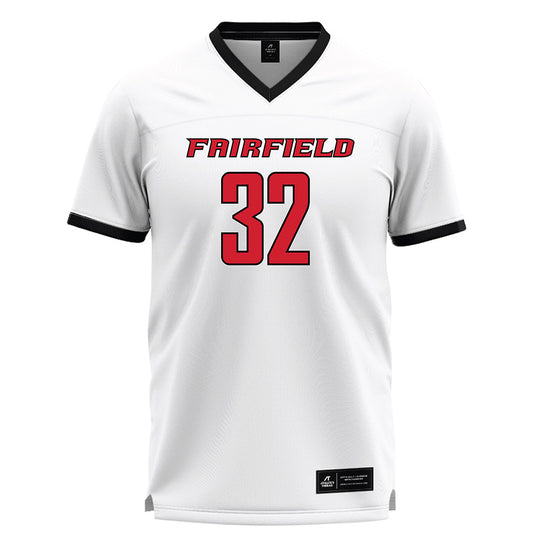 Fairfield - NCAA Women's Lacrosse : Sarah White - White Lacrosse Jersey-0