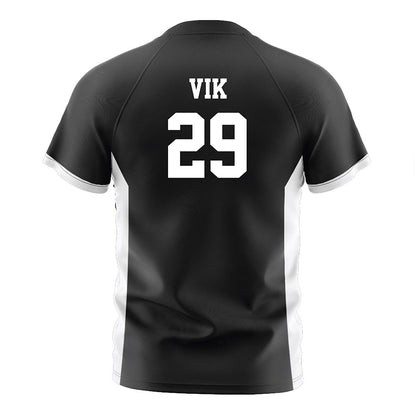 Fairfield - NCAA Men's Soccer : Audun Engen Vik - Black Soccer Jersey-1