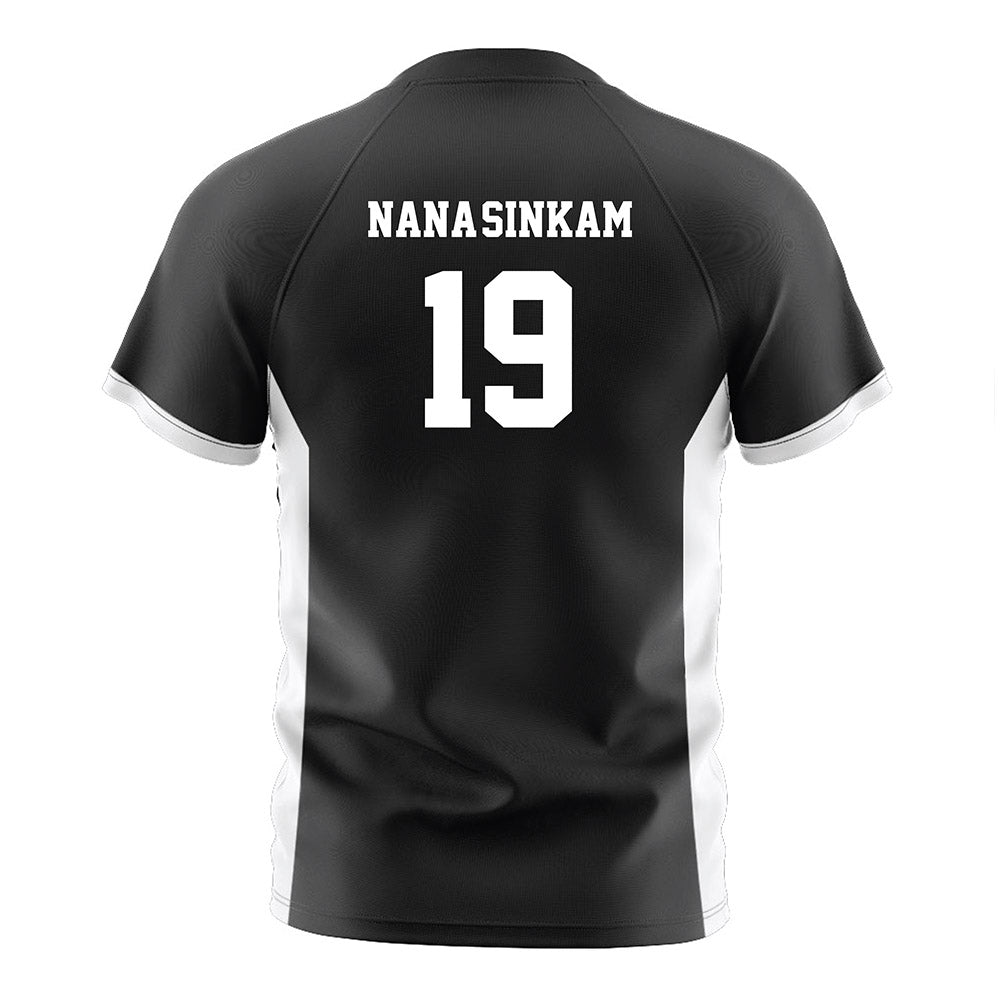 Fairfield - NCAA Men's Soccer : Marques Nana-Sinkam - Black Soccer Jersey-1